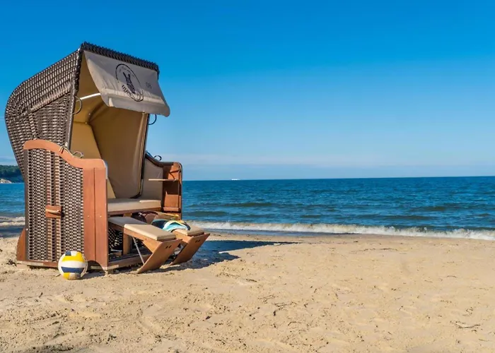 Traumhaftes Appartement mit Privatstrand - Odins Blick Wohnung 21 - ruhige Gartenanlage, Sauna